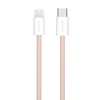 Кабель Solove USB-C — Lightning, 1м, 20W, розовый